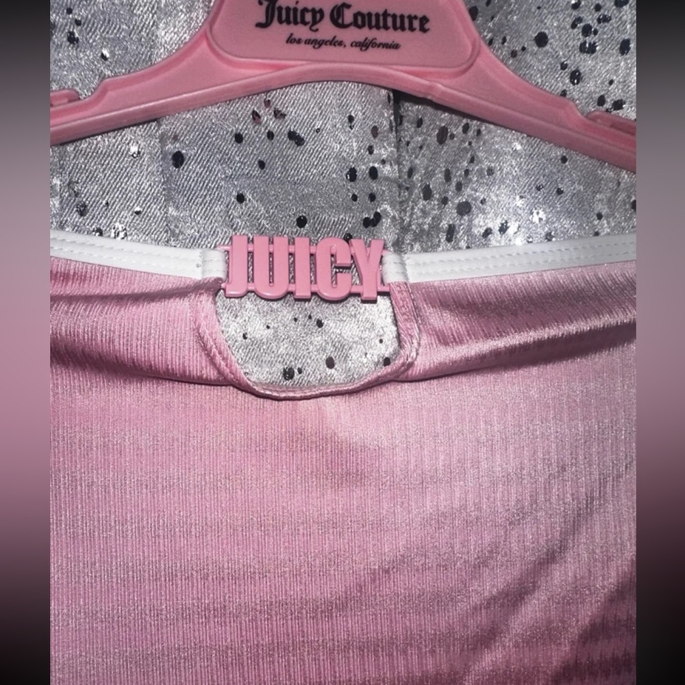 Juicy Couture pink dress.